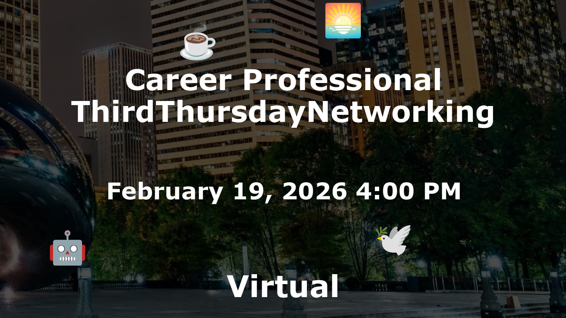 Career Professional ThirdThursdayNetworking  event image